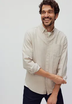 Рубашка TED SOFT BUTTONDOWN Dobber, цвет beige melange