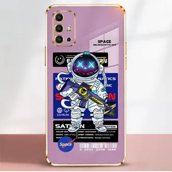 Чехол с цветным покрытием для Motorola G30 G60 G9 Play G8 Power Lite E7 G50 G40 Fusion E6s Edge 20, чехол для телефона, модный чехол для космонавта Moto G Stylus