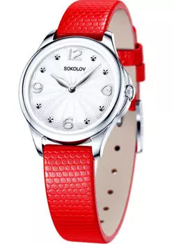 fashion наручные женские часы Sokolov 136.30.00.000.01.03.2. Коллекция Flirt