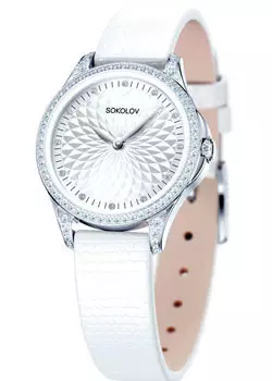 fashion наручные женские часы Sokolov 137.30.00.001.03.02.2. Коллекция Flirt