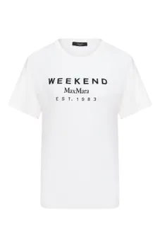 Хлопковая футболка Weekend Max Mara