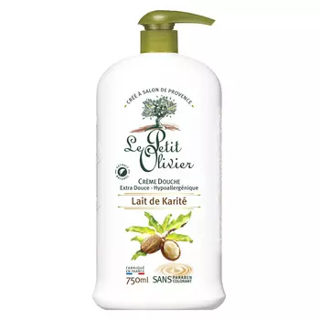 LE PETIT OLIVIER Крем для душа нежный молочко Карите (Ши) Lait de Karite Crme Douche