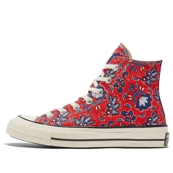 Кроссовки chuck 70 high 'paisley - habanero red' Converse, красный