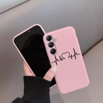 Мягкий силиконовый чехол с линейным узором для Samsung A55 M35 S24 Xiaomi Redmi Note 13 Pro 13C iPhone Huawei Honor Realme Camera Защитный противоударный чехол Samsung Galaxy S9 Plus синий