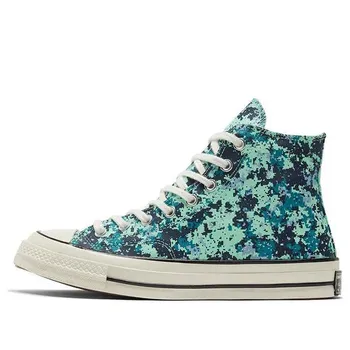 Кроссовки chuck 70 high 'digi camo - green glow' Converse, зеленый