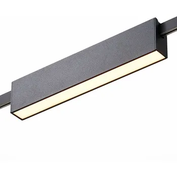 Трековый светильник магнитный модульный 24V ST Luce Farm ST817.446.12 черный LED 1*12W 4000K