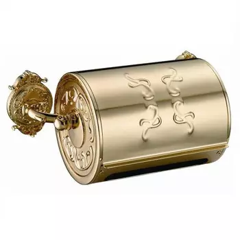Держатель туалетной бумаги закрытый Hayta Classic Gold 13903/GOLD