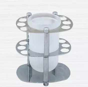 Держатель зубных щеток и стакана настольный Rainbowl Aqua 0039-5
