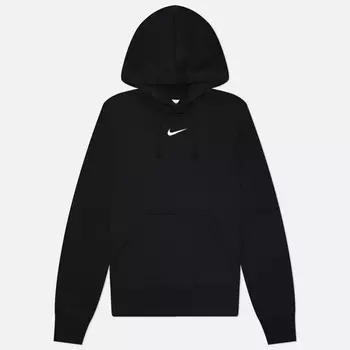 Женская толстовка Nike Phoenix Fleece Hoodie, цвет чёрный, размер S
