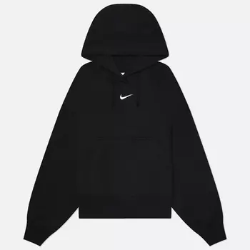 Женская толстовка Nike Phoenix Fleece Oversized Hoodie, цвет чёрный, размер S