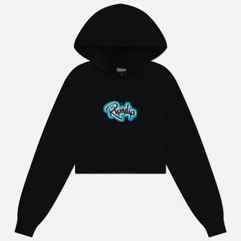 Женская толстовка RIPNDIP In Loving Memory Cropped Hoodie, цвет чёрный, размер M