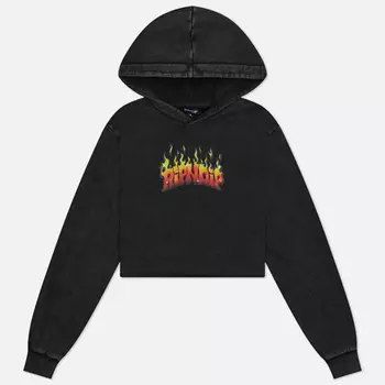 Женская толстовка RIPNDIP Scary Cute Cropped Hoodie, цвет чёрный, размер XL