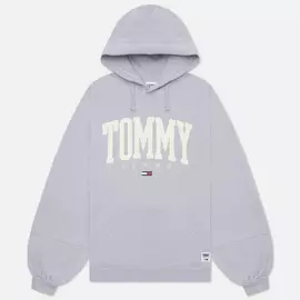 Женская толстовка Tommy Jeans ABO Collegiate Hoodie, цвет фиолетовый, размер L