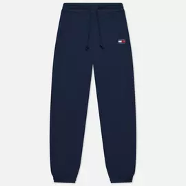 Женские брюки Tommy Jeans Tommy Badge Relaxed Fit Joggers, цвет синий, размер XL