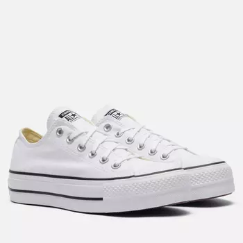 Женские кеды Converse Chuck Taylor All Star Canvas Platform, цвет белый, размер 39.5 EU