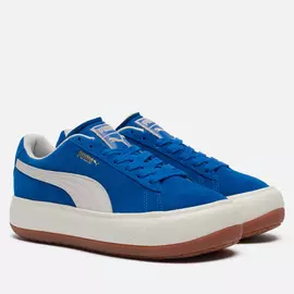 Женские кеды Puma Suede Mayu UP, цвет синий, размер 37 EU