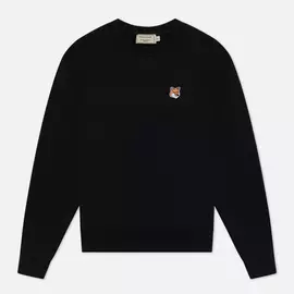Женская толстовка Maison Kitsune Fox Head Patch, цвет чёрный, размер L