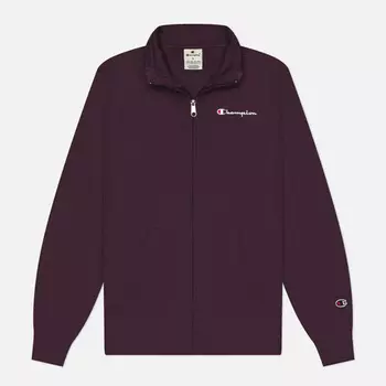 Женская толстовка Champion Small Logo Full-Zip Fleece, цвет фиолетовый, размер S
