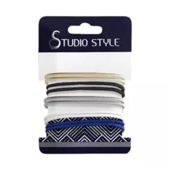 Набор резинок для волос Studio Style, 10 шт, тонкая