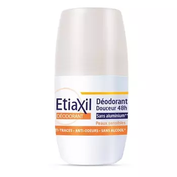 ETIAXIL Роликовый дезодорант без солей алюминия «Защита 48 часов», 50 мл (ETIAXIL, Слабое потоотделение)