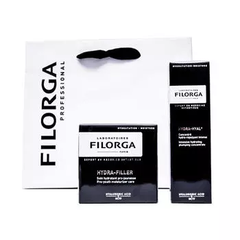 Filorga Набор Гидра-Гиал Сыворотка 30 мл + Гидра-Филлер Гель-крем увлажняющий 50 мл (Filorga, Hydra-Hyal)