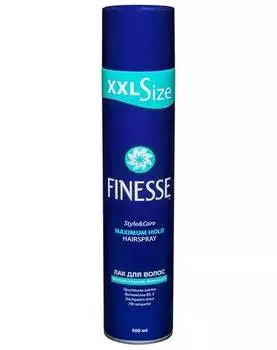 Finesse Лак для волос экстрасильной фиксации, 500 мл (Finesse, Стайлинг)