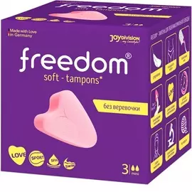 Freedom Тампоны гигиенические Mini, 3 шт (Freedom, Тампоны)