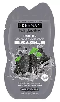 Freeman Маска-скраб с углем и черным сахаром, 15 мл (Freeman, Essentials)