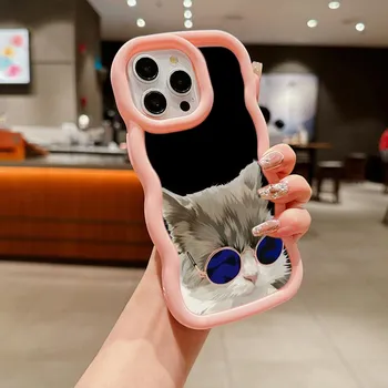 Мягкий чехол для телефона Macaron из ТПУ для Samsung A12 A13 A14 A15 A23 A24 A25 A53 A54 A55 A30 A50 S20 S23 FE S24 Ultra Cover Ae70 Cat Joyride On A Scooter art Samsung A02S(A03S)(M02S)