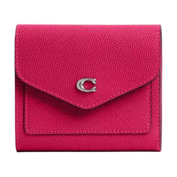 Кошелек женский Wyn Cross Grain Leather с изображением дракона COACH