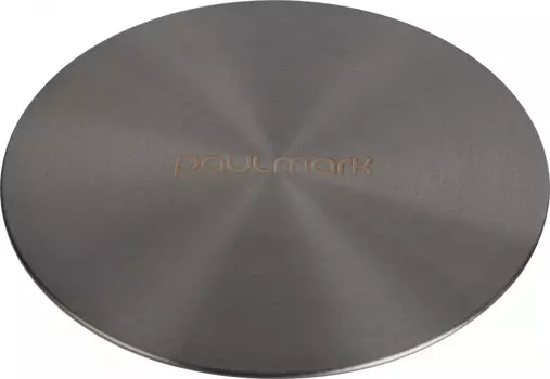 Крышка сливного отверстия Paulmark PM116-GM для выпуска,вороненая сталь