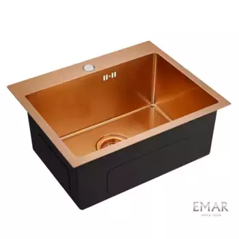 Кухонная мойка Emar Best EMB-115 PVD Nano Coppery медь