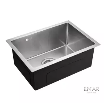 Кухонная мойка Emar Best EMB-132 PVD Nano Satine серый