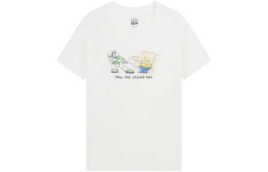 Женская футболка LiNing x Disney SS22 цвета слоновой кости
