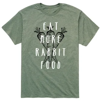 Мужская футболка Eat More Rabbit Food Licensed Character