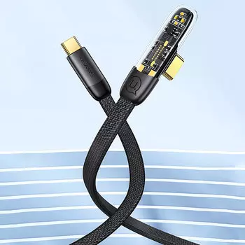Кабель USAMS US-SJ584 Type-C PD 100W 1.2м Чёрный SJ584USB01