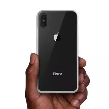 Чехол VRS Design Crystal Bumper для iPhone Xs Max Steel Silver 905691