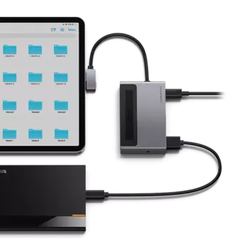 Хаб Baseus Magic HUB Standard Edition Серый CAHUB-DA0G