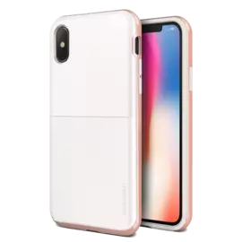 Чехол VRS Design High Pro Shield для iPhone X White/Rose Gold 905172