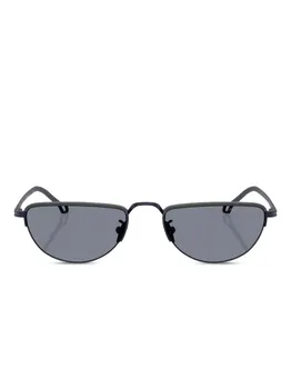 Солнцезащитные очки в овальной оправе GIORGIO ARMANI, синий