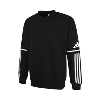 Adidas Sq25 Sw Crew Полосатая толстовка с длинным рукавом Мужская толстовка черная JM3546 S