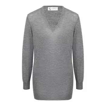 Пуловер из смеси кашемира и шелка Il Borgo Cashmere