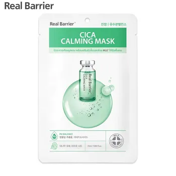Маска для лица Real Barrier, Vita C, осветляющая, BHA-акне, очищающая поры, успокаивающая Cica, тканевая маска, 25 мл. x 1/3/6 шт. — корейский уход за кожей 25 ml.