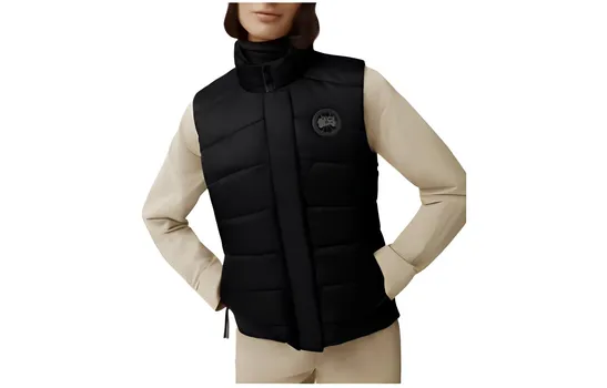 Утепленный жилет Freestyle с аппликацией в виде логотипа Canada Goose, черный