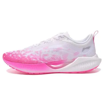 Li-Ning Суперлегкие 19 светоотражающие легкие низкие кроссовки для бега ограниченный тираж мужские кроссовки белые розовые ARBS001-33 44