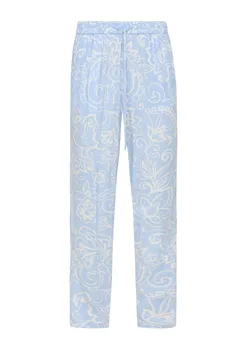 Тканевые брюки s.Oliver Tapered Pants, светло-синий