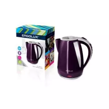 Чайник Ergolux ELX-KP02-C15 фиолетово-серый