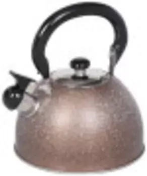 Чайник для плиты Daniks M-009BR коричневы мрамор 3л (324662)