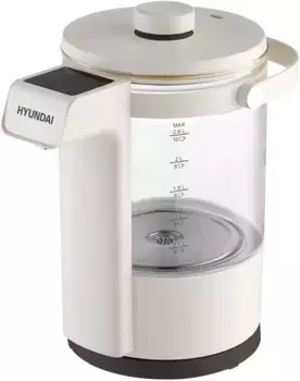 Чайник Hyundai HYK-G7700 кремовый/черный