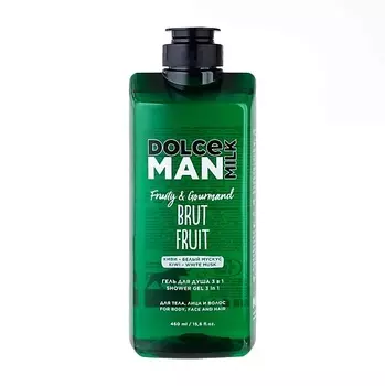 DOLCE MILK Гель для душа 3 в 1 Брутальный Фрукт Bruit Fruit Man